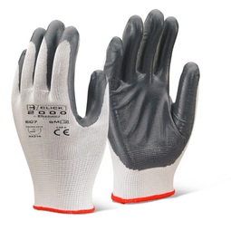 Beeswift Nitrile Palm Coated Polyester Glove Grey