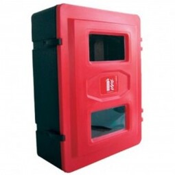 Fire Cabinet Double Box  Red/Black 720x585x270MM
