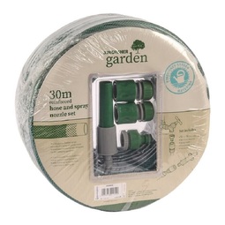 Kingfisher Garden Hose With Fittings 30M
