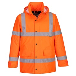 Portwest S460 High Visibility Winter Traffic Jacket Orange