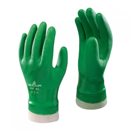 SHOWA 600 Full Coated PVC Glove Green