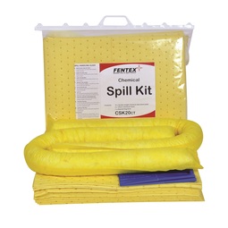 Fentex Chemical Spill Kit c/w Clip Top Bag 20 Litre