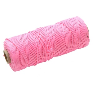Faithfull Nylon Brick Line High Visibility Pink