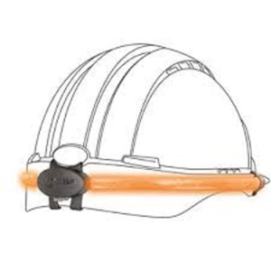 JSP VisiLite Safety Helmet Illumination Light Set EVO2/3/5/6100 Orange