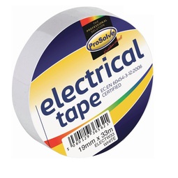 ProSolve Electrical Tape White 19MMx33M