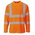 Portwest S278 High Visibility Long Sleeved T Shirt Orange