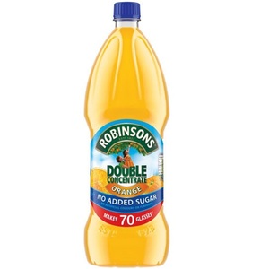 Robinsons (No Added Sugar) Cordial Orange 1 Litre (Case 12)