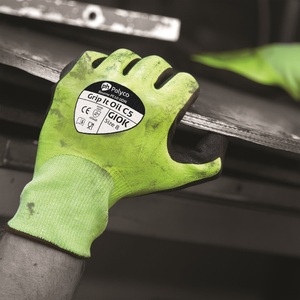 Polyco Grip-It Oil C5 Double Dip Nitrile Cut Level D Glove
