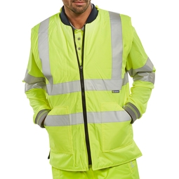 Beeswift BWENG Reversible Bodywarmer High Visibility Yellow