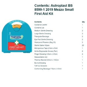 Mezzo First Aid Kit BS8599-1 Small