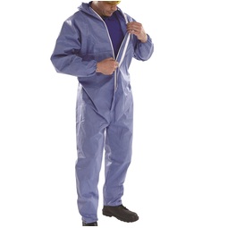 Beeswift Disposable Coverall Type 5/6 Navy