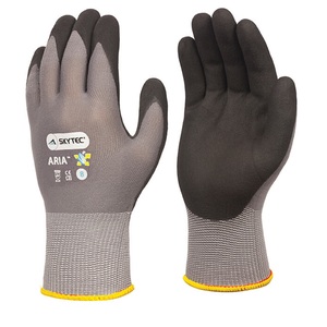 Skytec Aria Nitrile Foam Palm Glove Grey
