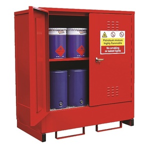 External Storage Cabinet Red