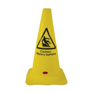 JSP Caution Slippery Surface Cone