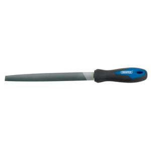 Draper Engineers Half Round Second Cut File with Soft Grip Handle 200MM