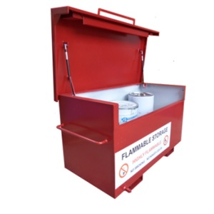 Flammable Storage Box Small/COSHH Red 1550x610x610MM