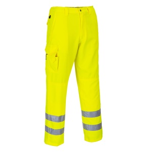 Portwest E046 High Visibility Work Trousers Yellow