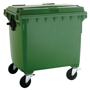 Four Wheeled bin Green 1100 Litre