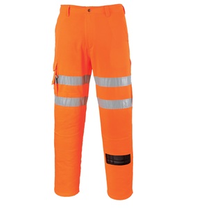Portwest RT46 High Visibility Rail Work Trousers