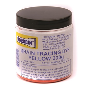 Horobin Drain Dye Yellow 200G