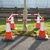 JSP Telescopic Pole For Traffic Cones Red / White