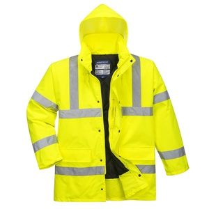 Portwest S460 High Visibility Winter Traffic Jacket Yellow