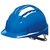 JSP EVO2 Mid Peak One Touch Slip Ratchet Vented Safety Helmet Blue