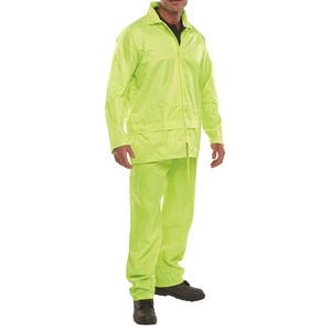 Beeswift B-dri Nylon Weatherproof Suit Yellow