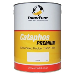 Cataphos Chlorinated Rubber Traffic Paint (Premium) White 5 Litre