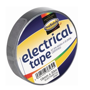 ProSolve Electrical Tape Grey 19MMx33M