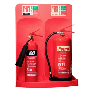 Commander Double Extinguisher Stand Red